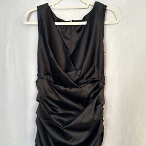 TALBOT RUNHOF Sleeveles Gown in Black